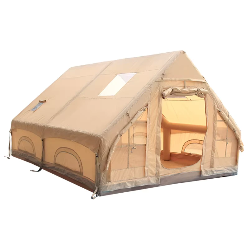 Carpa inflable portátil de 12 metros cuadrados para camping, plegable, de Oxford, impermeable