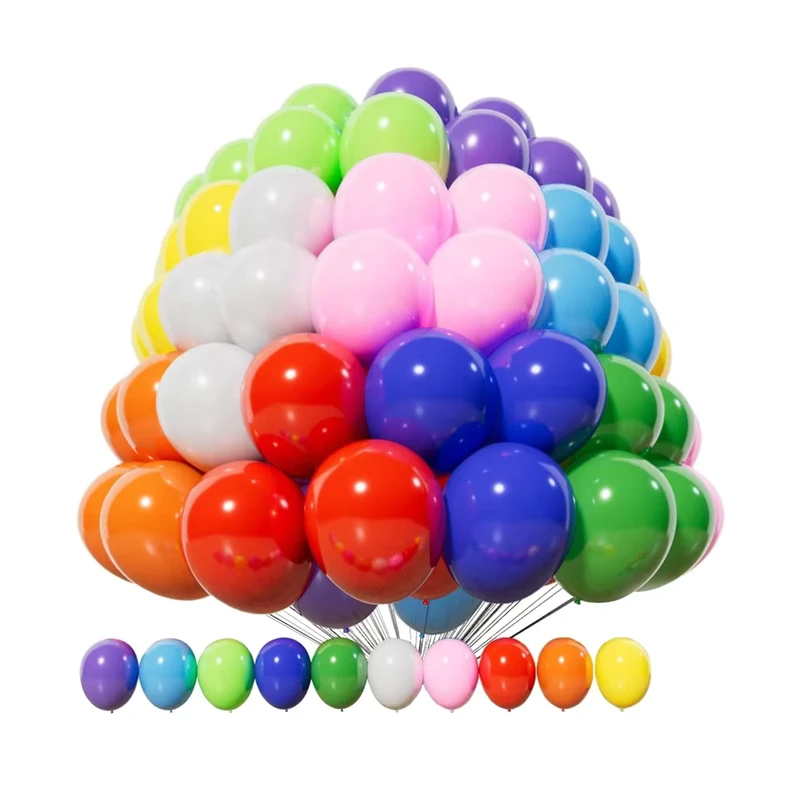 Balon Lateks Tematik untuk Ulang Tahun Anak, Natal, Wisuda, Thanksgiving, dan Pesta Bachelorette, Ukuran 12 Inci