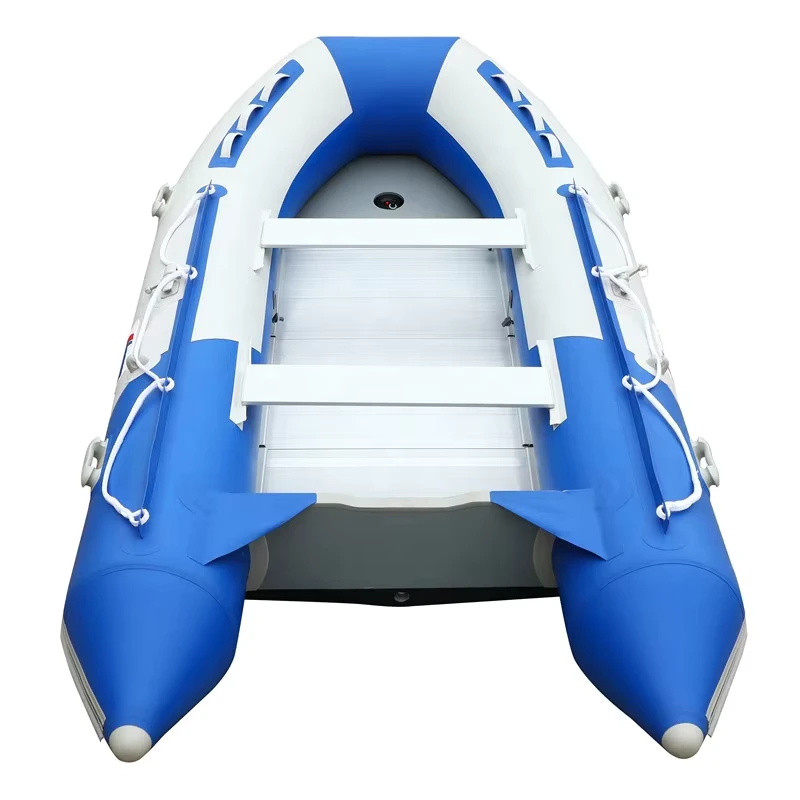 เรือประมง PVC ลม ขนาด 12.5 ฟุต พร้อมเครื่องยนต์นอก สไตล์กีฬา เรือพับได้