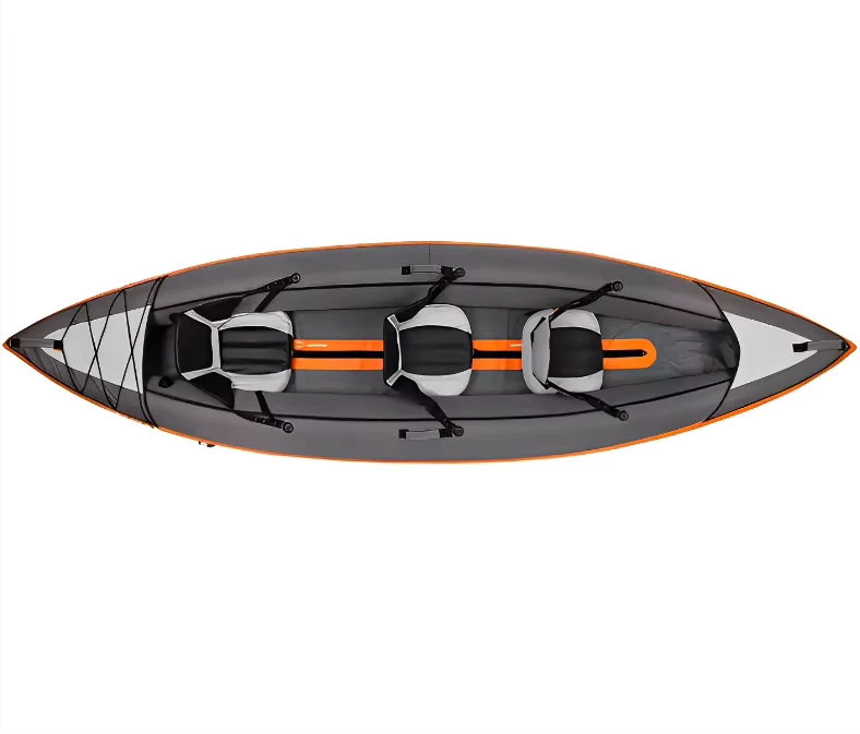 Kayak Gonflable EVA PVC Pliable de 3 Personnes de 12,8 pieds à Vendre