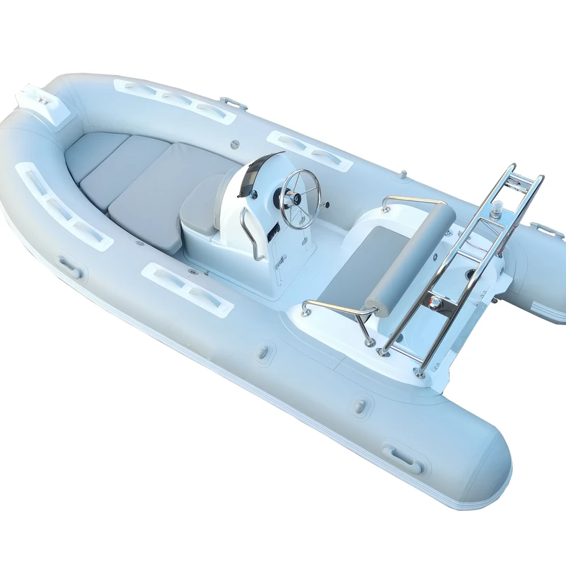 12.8ft 스포츠 스타일 RIB390C 인플레이터블 보트 알루미늄 유리섬유 PVC 하이폴리머 재질 낚시 요트 텐더 딩기 폰툰 뗏목