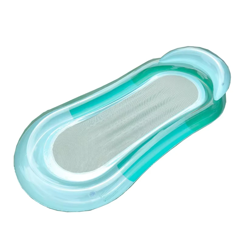 120*90/150*80 cm Aufblasbarer Schwimmstuhl für Erwachsene mit Rückenlehne Float Raft Sportliege Schwimm-Bett Strand See Wasser Spaß Party