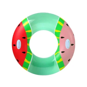 120cm Two Color Watermelon Swim Ring Summer Party Swimming Tube Swim Ring