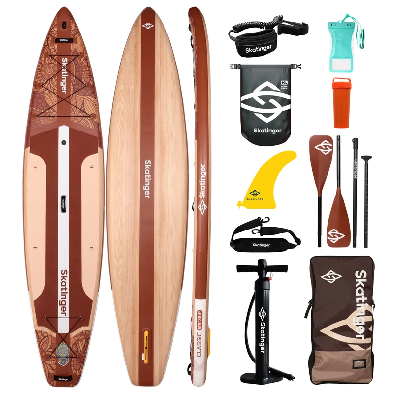 SUP gonfiabile 12'6''x34'' Stand up Paddle Board All Around con accessori, fabbrica OEM