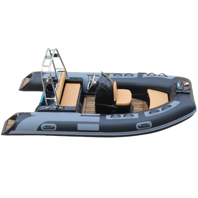 Barco RIB360C Inflável de Fibra de Vidro Semi-Rígido de 3,6 m para Navegação Diária