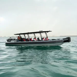 12m Long Duration Aluminum RIB Boat with 800HP Motor for Fishing Sport Transport Tour
