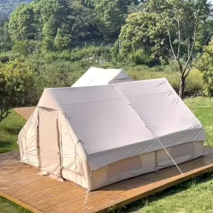 12sqm Waterproof Portable Air Inflatable Tent Durable 600D Oxford Material for Tourism Resorts Quick Blow up Tent