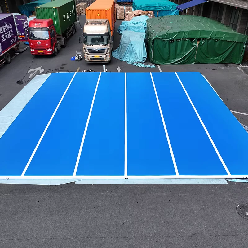Pista Inflável de Ginástica 12x12x0.2m