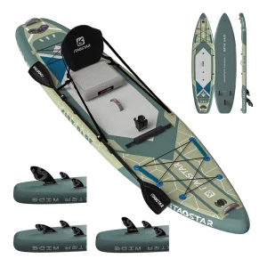 12’x35″x6″ C03E2 025 Drop Stitch Material Inflatable Stand Up Paddle Board SUP Paddleboard SUP