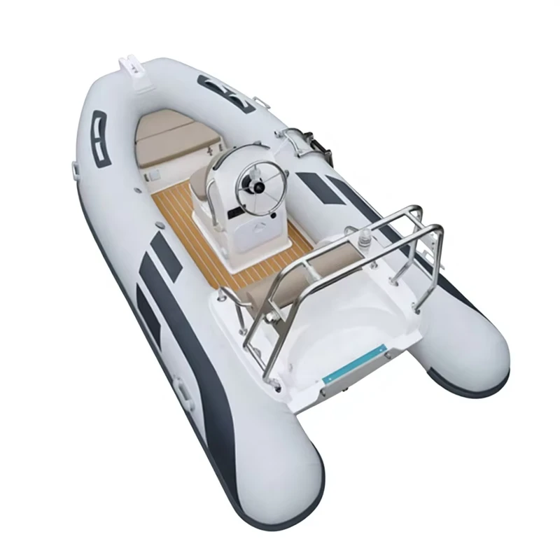 Caiaque Inflável de Luxo de 13 Pés 390 V-Boat Semi-Rígido