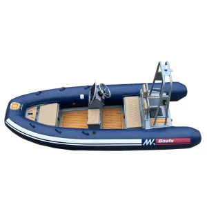 High Speed 13′ RIB390 Hypalon PVC Rigid Aluminum Hull Rigid Inflatable Kayak