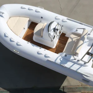 13 Foot Rigid RIB390 Semi-Deep V Hull Fiberglass Hypalon PVC Rigid Kayak