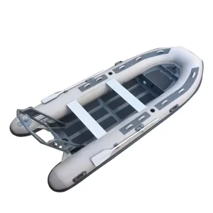 Kleine semi-rigide ORCA opblaasbare kajak van 13 voet 390 duurzame Hypalon PVC aluminium ORCA opblaasbare boot voor vissen
