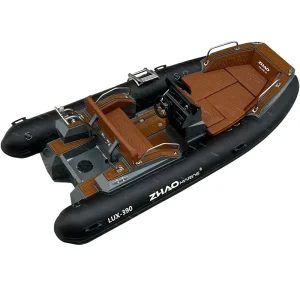 13피트 렉사 RIB 390 고속 알루미늄 선체 PVC RIB 낚시 보트