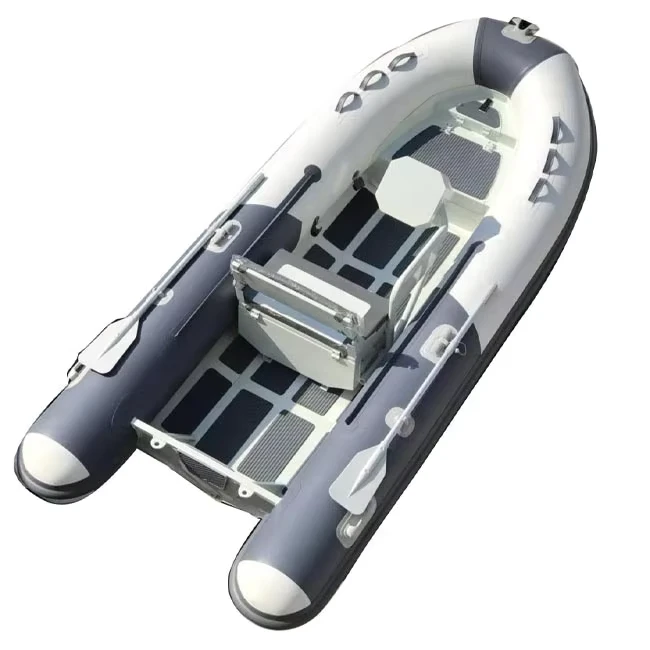 Bote Inflável Rígido de Alumínio Rib 390 Hypalon/PVC de 13 Pés