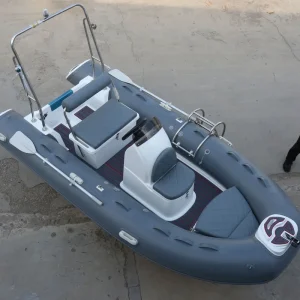 13’390 Luxury RIB390 Rigid Fiberglass Deep-V Hypalon PVC Rigid Inflatable Kayak
