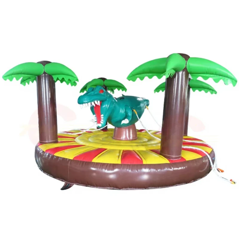 13ft Dia Inflatable Dinosaur Carnival Sport Game Toy Animal Inflatable Bull Ride Kids Outdoor Play