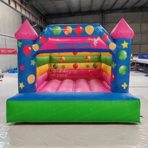 13x13ft PVC 소재 상업용 인플레이터블 바운스 하우스, 3년 보증, 500KG 용량, 야외 파티 이벤트용