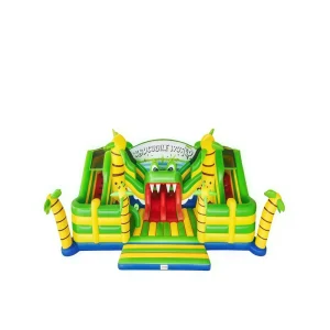 15 m Crocodile Theme Inflatable Bouncy Castle Commercial Grade All Ages