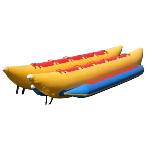 Perahu Pisang Inflatable 15.2ft dengan Dua Tali untuk 8 Orang