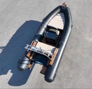 15.7 ft RIB Dinghy PVC Rigid Inflatable Boat Stable Drifting Fishing Diving Rowing 6-Person Lightweight Durable Eco-Friendly