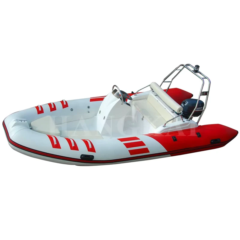 15.7FT 4.8m Rib480 RIB Boat Inflatable Fiberglass Boat for Water Sports