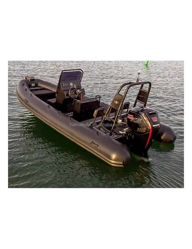 15.8 Feet RIB480 High Speed Sport Yacht Rigid Fiberglass Hull Hypalon PVC Tube Inflatable Dinghy Fishing Drifting Boat Stable
