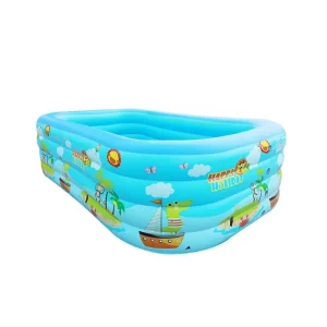 150x105x50cm PVC Large Size Paddling Pools Inflatable Swimming Kids on Ground Inflatable Water Pool