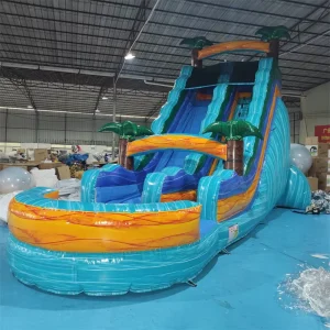 15ft 20ft Waterslide Inflatable Commercial Inflatable Water Slide Swimming Pool Giant Inflatable Slide