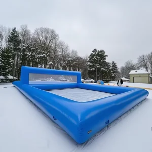 16*8m Inflatable Volleyball Court Outdoor Large Beach Volleyball Sports Games