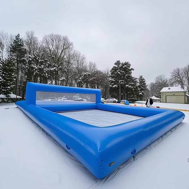 16*8m Opblaasbaar Volleybalveld Buiten Grote Strand Volleybal Sport Spellen