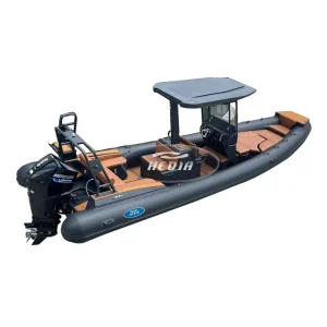 16-foot RIB 480 Deep-V fiberglass Hypalon Orca aluminum RIB inflatable fishing boat