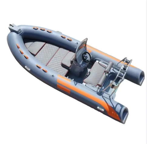 Barco inflable rígido de fibra de vidrio RIB480 PVC de 16 pies