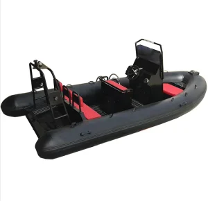 High Performance Aluminum Rigid Inflatable Boat 16′ with 500 Polyvinyl Chloride Hypalon Fishing Inflatable Kayak