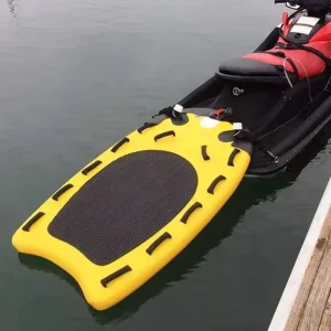Tabla de Rescate Inflable de 168 cm con Costura de Caída, Trineo de Jet Ski de PVC