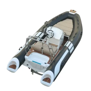 16FT Outboard Motor Inflatable Rib Boat Steer Console PVC Dinghy Boats 480 Dinghy Rigid Inflatable Dinghy Fishing Combose Set
