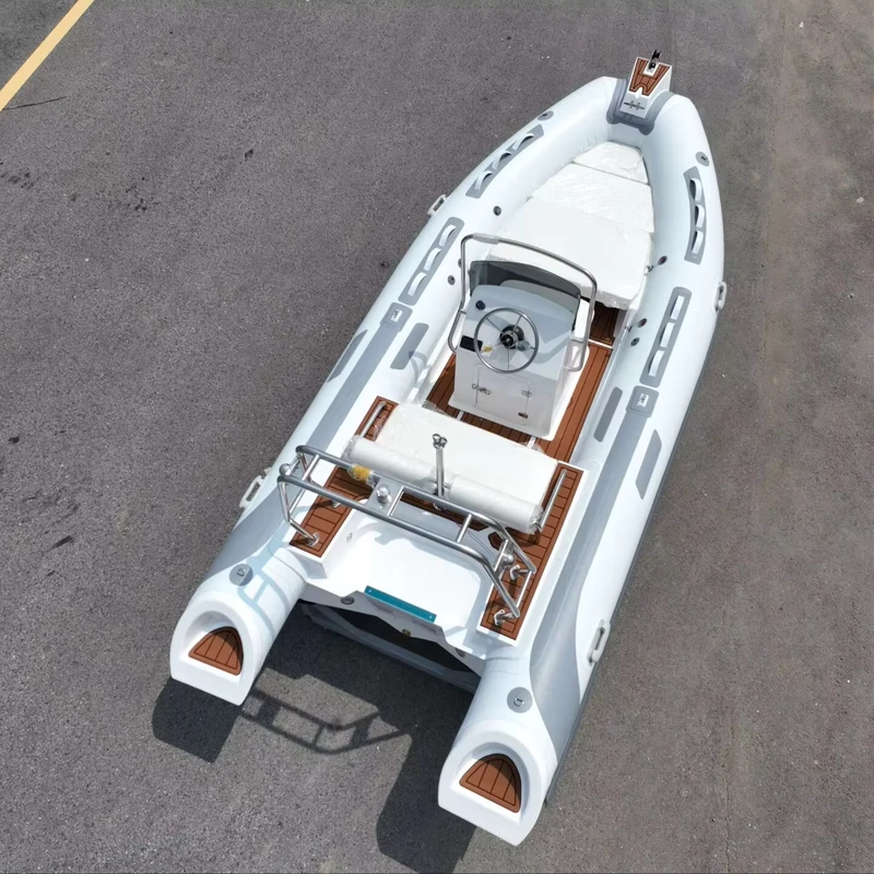 Yacht RIB480 Tender Mewah 16FT RIB Perahu Olahraga Inflatable dengan Motor