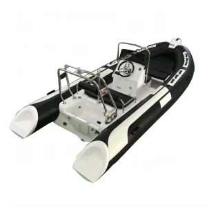 16ft Fiberglass Dinghy RIB480 Fiberglass Hull Inflatable Boat PVC Hypalon Orca Tender