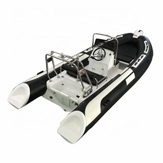 เรือยางขนาด 16 ฟุต ตัวเรือไฟเบอร์กลาส RIB480 PVC Hypalon Orca Tender