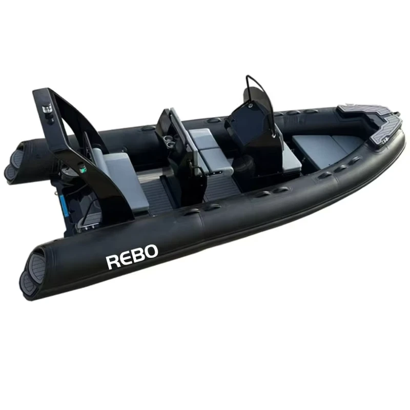 17-foot RHIB 520 Fiberglass Hull Inflatable Kayak with Transom