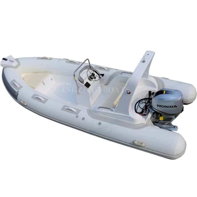 17ft 5.2m center console fiberglass fishing boat with ribs 520