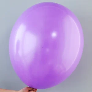 18 Zoll Riesen-Babyshower-Partyballon, Happy Birthday Deko, lila Latexballons