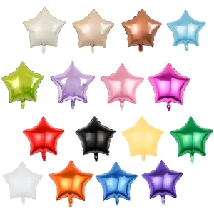 18 Inch Stervorm Aluminium Groen Zilver Roze Gouden Folie Ballon Inflatable Helium Ballon Bruiloft Verjaardagsfeest Decoratie