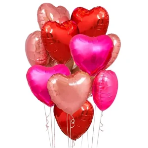 18″ Printed Aluminium Helium Foil Mylar Inflatable Balloons Single Decorations Valentine’s Birthday Wedding Christmas