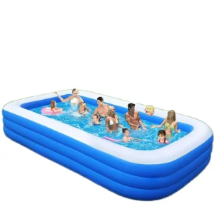 180cm Factory Price Big Inflatable Folding Outdoor Indoor Above Ground Kids Plastic PVC Inflatable Swimming Pool