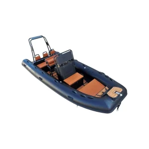 Perahu Rigid Inflatable 18ft 5.6m Aluminium Hull dengan T Top dan Konsol Tengah Alu RIB