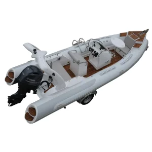 19 Foot Rigid Inflatable Kayak with Hypalon/PVC Inflatable Rib Bones, 580 Meters