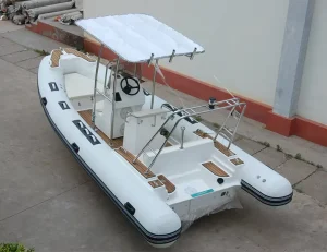 19 Foot Rigid Inflatable Kayak with Hypalon/PVC Inflatable Rib Bones, 580