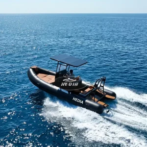 19 Foot 5.8 Meters Luxury Sport Aluminum Rigid Inflatable PVC or Hypalon Bilge Kayak Fishing Boat RHIB Boat