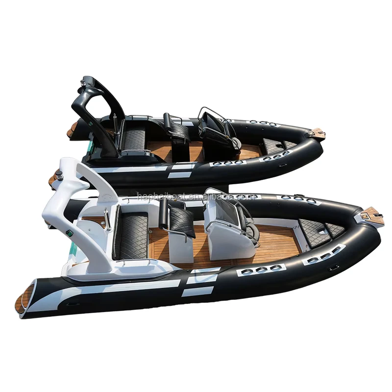 19 Foot 5.8 Meter Rigid Inflatable Kayak with Hypalon/PVC Inflatable Rib Bones, Sun Shade Cover